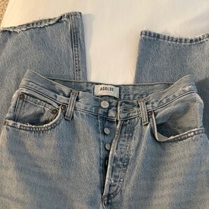 Agolde Classic Blue Denim Jeans